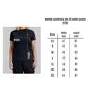Women Essentials Dri-fit Short Sleeve #220