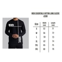 Men Essentials Cotton Long Sleeve #240