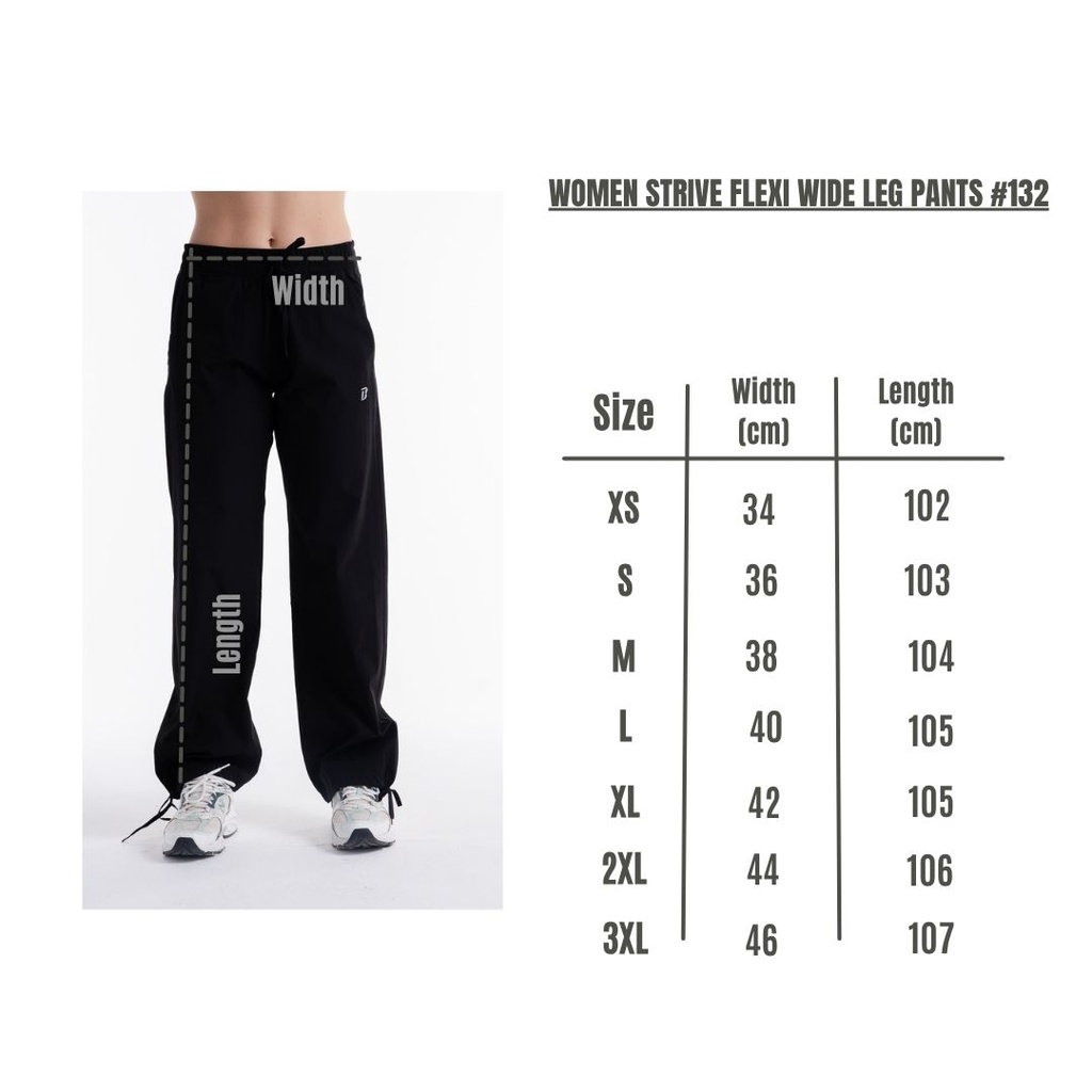 Women STRIVE Flexi wide leg Pants #132