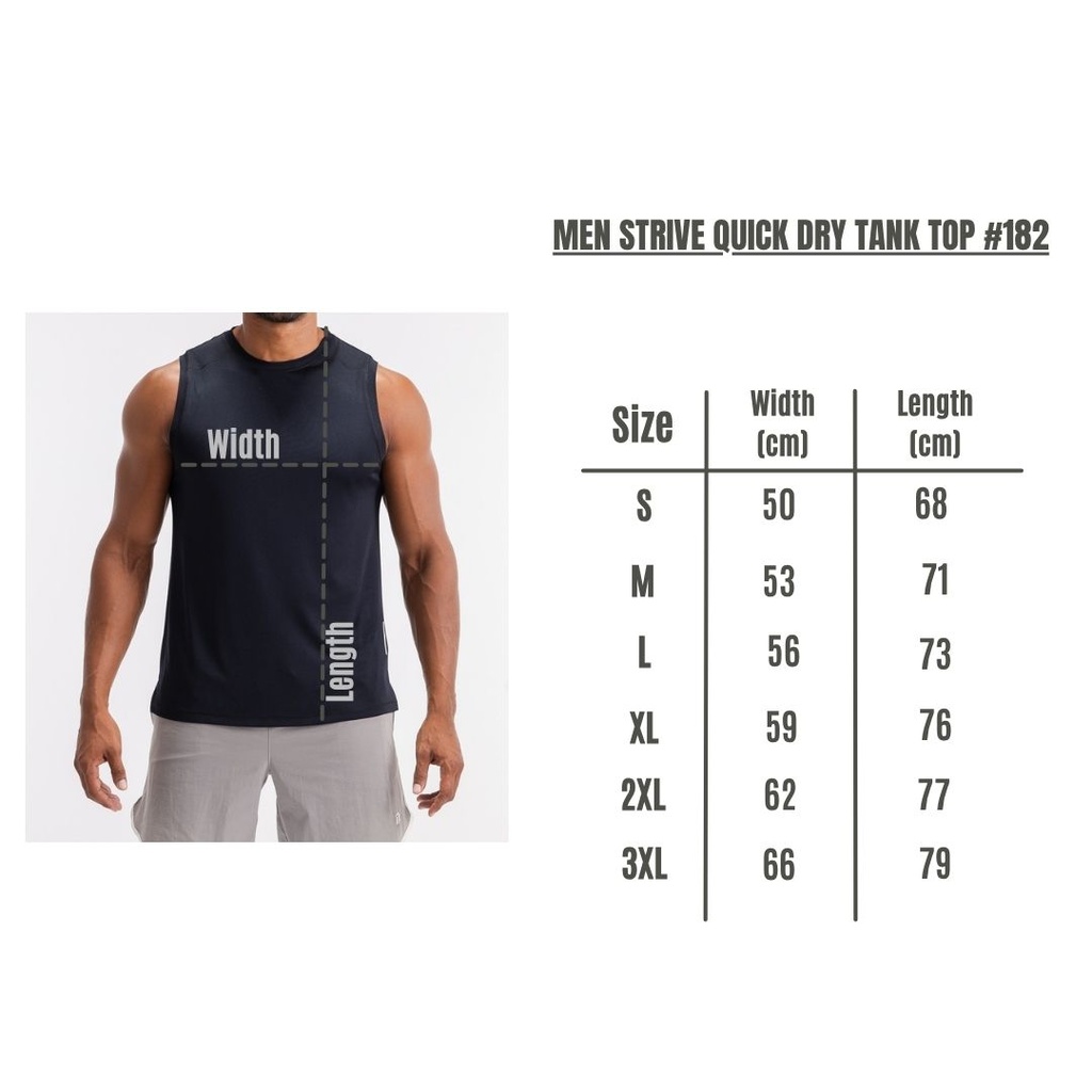 Men STRIVE quick  Dry Tank Top #182