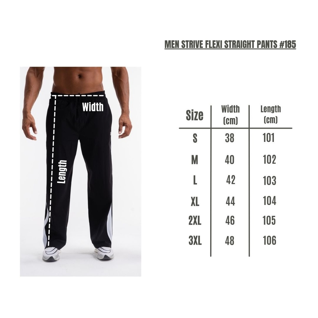 Men STRIVE flexi straight Pants #185