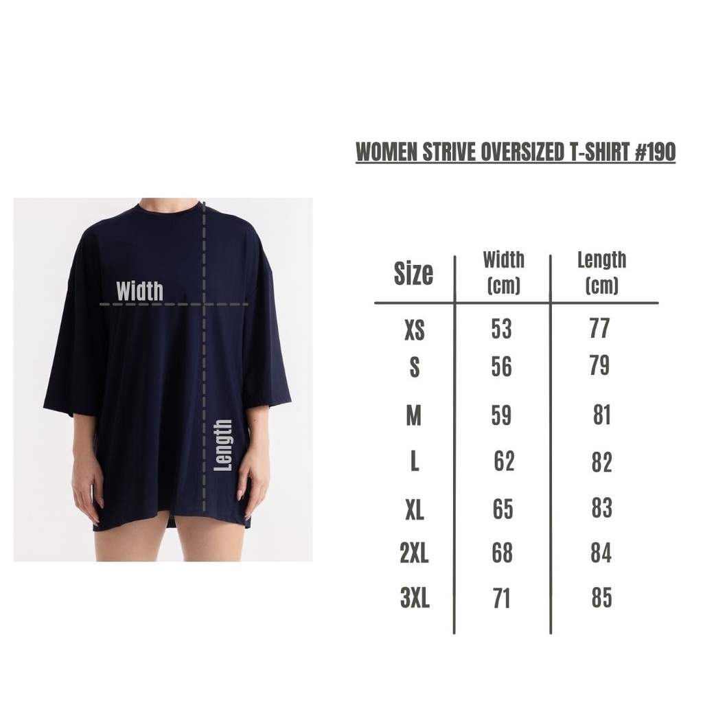 Women STRIVE OverSized T-Shirt #190