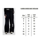 W.NORDX covered baggy pants#200