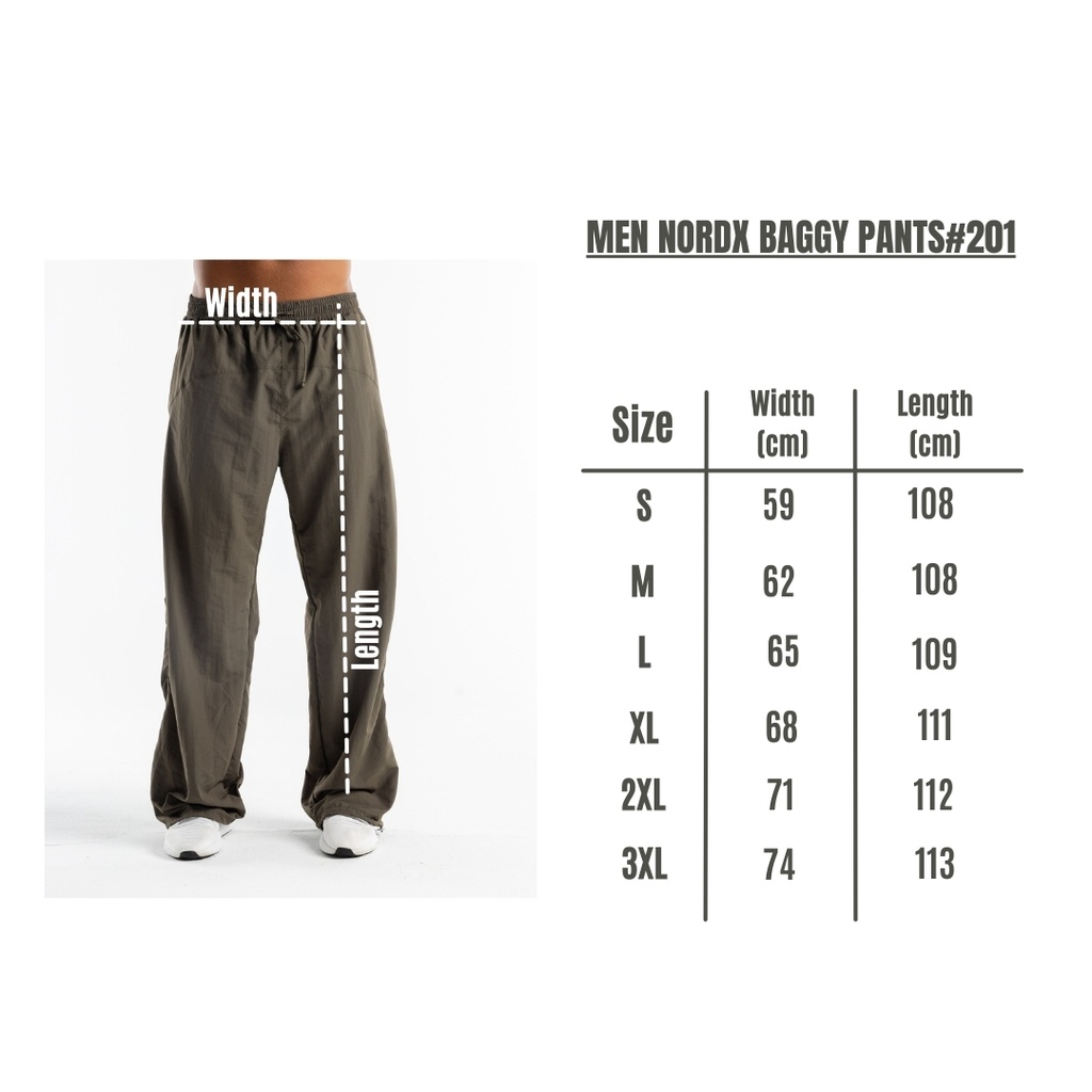 Men NORDX baggy pants#201