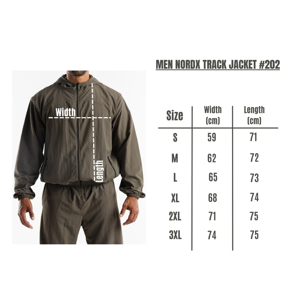 Men NORDX track jacket #202