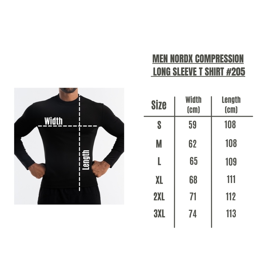 Men NORDX compression long sleeve T shirt #205