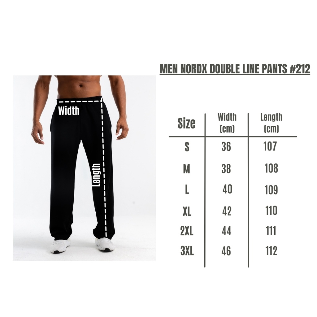 Men NORDX double line Pants #212