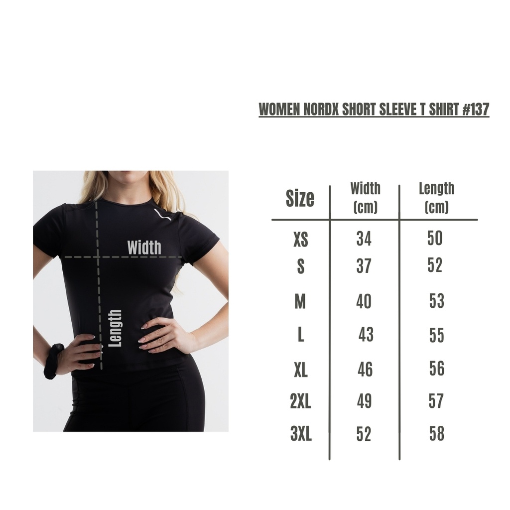 Women NORDX Short Sleeve T shirt #137