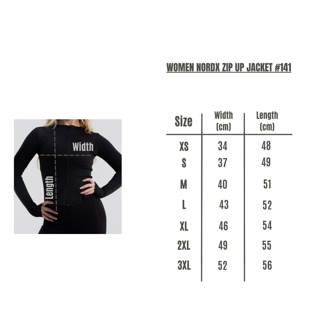 Women NORDX Zip up Jacket #141