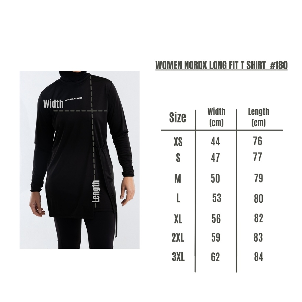 Women Nordx long fit t shirt  #180