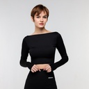 w-ribbed crop long sleeve #99
