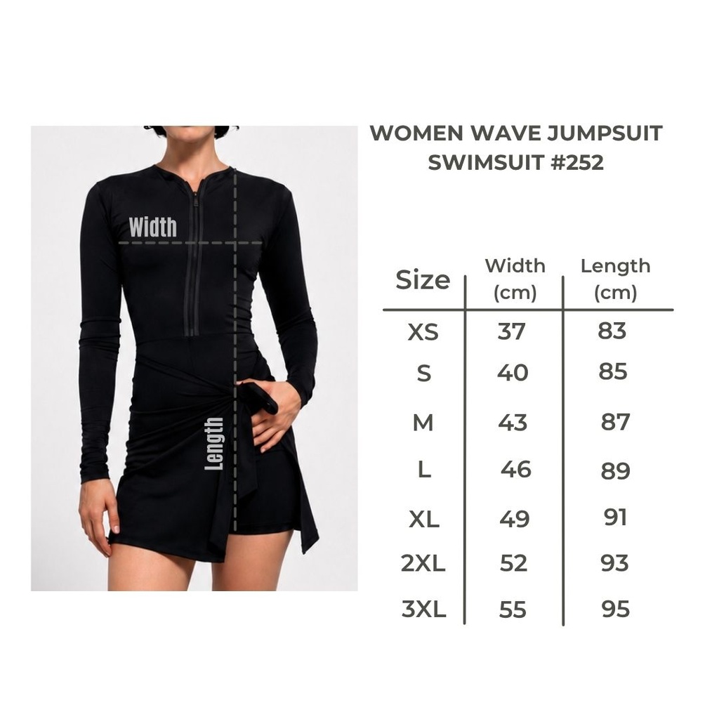 Women Wave Jumpsuit Swimsuit #252