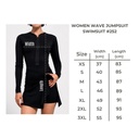 Women Wave Jumpsuit Swimsuit #252