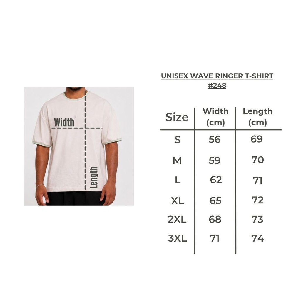 Unisex Wave Ringer T-Shirt #248