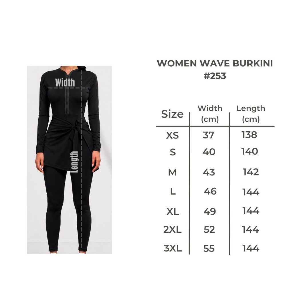 Women Wave Burkini  #253