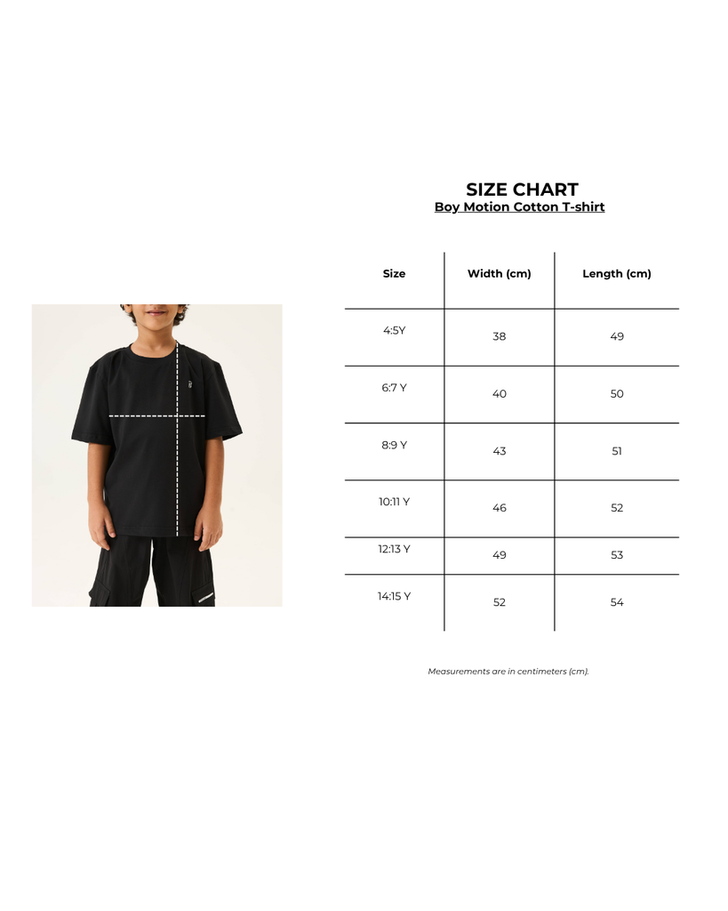 Boys Motion Cotton T-shirt #255