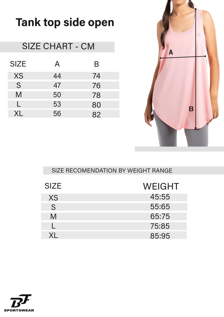 Women Side Open Tank Top #55