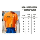 Men - Retro Cotton T shirt 80'S #159
