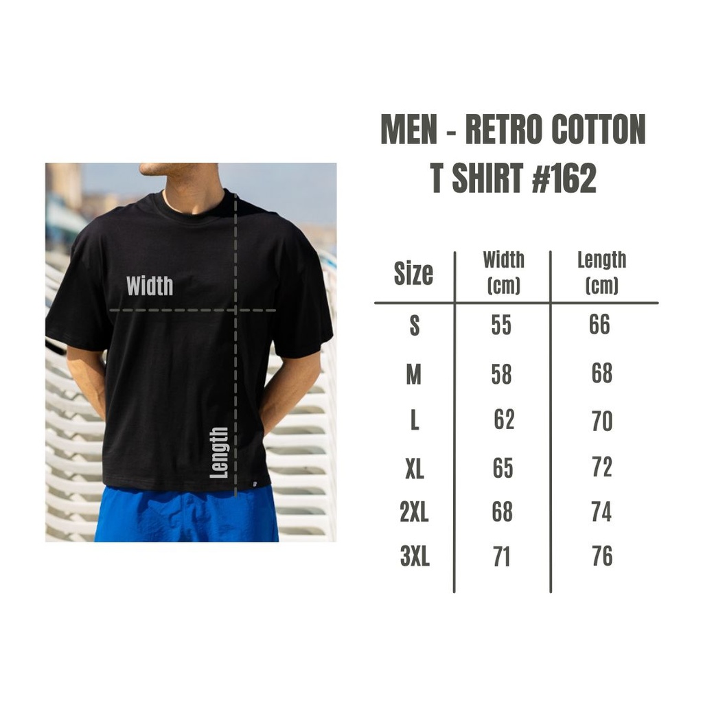 Men - Retro cotton T shirt #162
