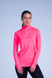 [WnS651] Women long sleeve T shirt - A (neon pink, S)