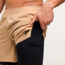 Men Flexi 2 In 1 Short MS8 #81
