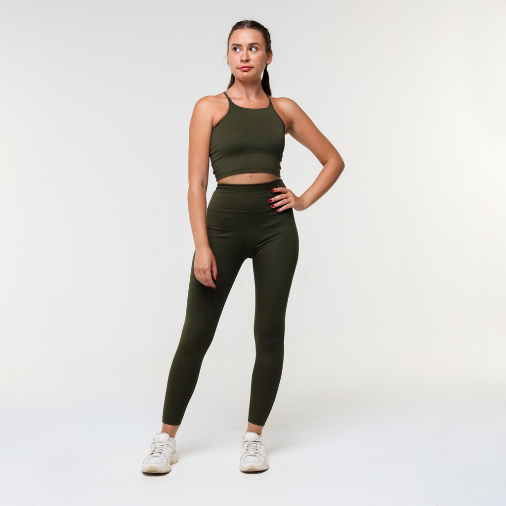 Women-Ribbed Legging pants#107