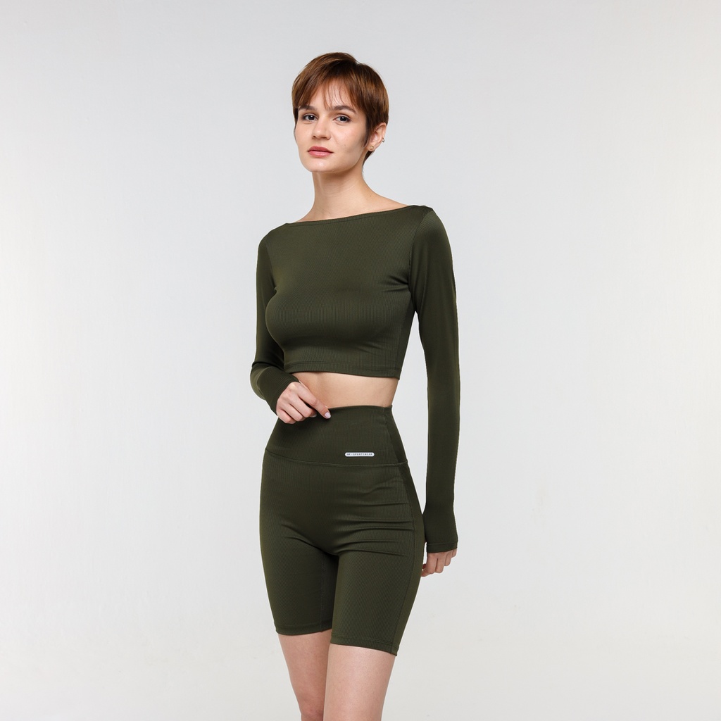 w-ribbed crop long sleeve #99
