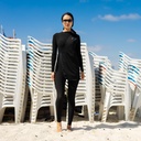Women-Retro Burkini swimsuit #166