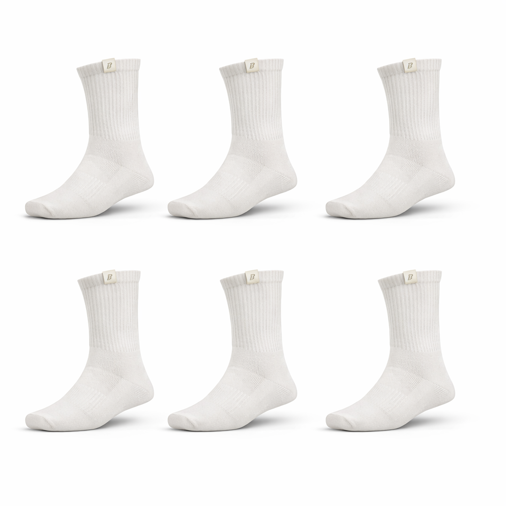 Unisex Essentials All-Week 6-Pack Socks #217