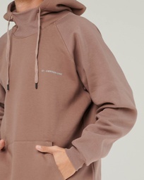 [CcS1472] Comfy hoodie - unisex (cocoa brown, S)