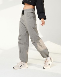 [WgX1250] Women - Baggy Pants.. (gray, XS)