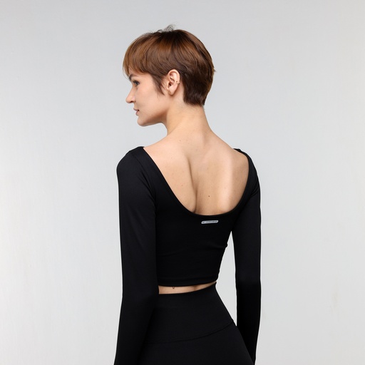 w-ribbed crop long sleeve #99