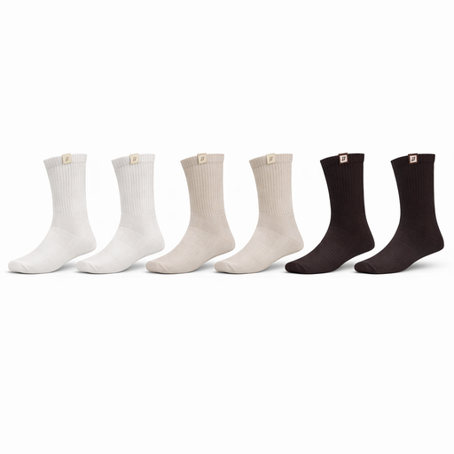 Unisex Essentials All-Week 6-Pack Socks #217